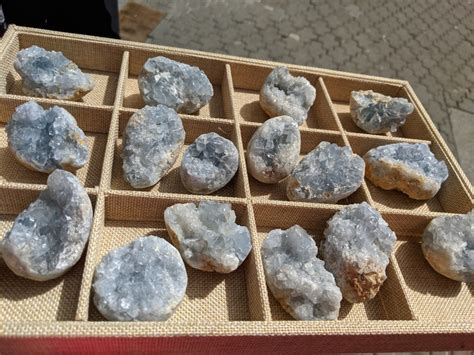 Celestite Geode Cluster – Spirit Magicka