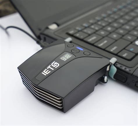 IETS GT300 Double Blower Laptop Cooling Pad for 14-17 Inch Gaming Laptop, Cooler Pad with Dust ...