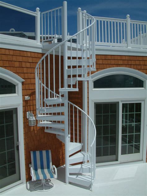 Exterior spiral staircases look stunning and save space in backyards - cleveland.com