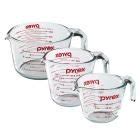 3-Piece Glass Measuring Cup Set | Pyrex | Everything Kitchens