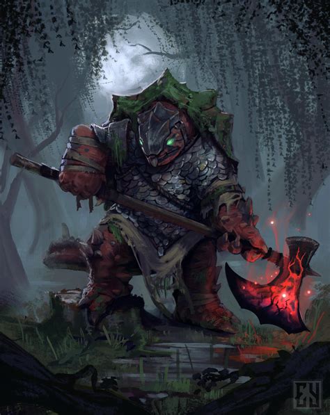 [Art] Amari the Undead Tortle Paladin: DnD | Fantasy creatures art ...