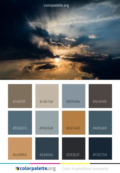 Sky Cloud Atmosphere Color Palette | colorpalette.org