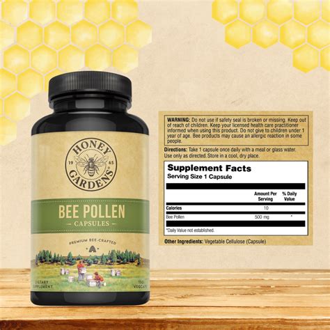 Bee Pollen Capsules – Honey Gardens