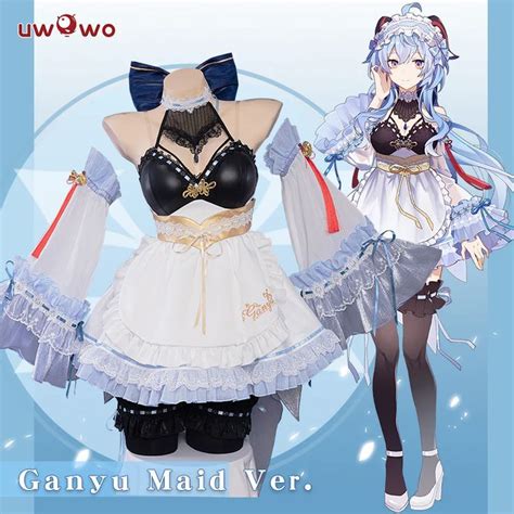 Exclusive Authorization Uwowo Game Genshin Impact Fanart Ganyu Maid Ve ...