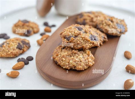 Healthy Chocolate Chip cookies Stock Photo - Alamy