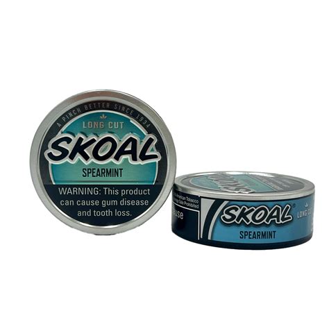 Skoal Spearmint Long Cut Dip - Native Smokes Canada