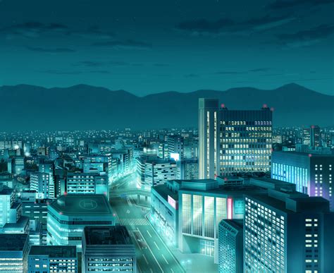 Anime City View Wallpapers - Wallpaper Cave