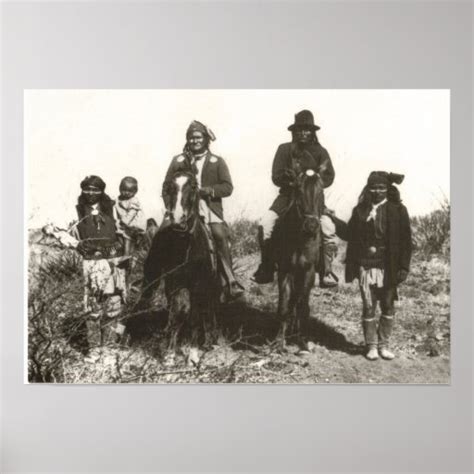 Extended Family Portrait of Geronimo Poster | Zazzle