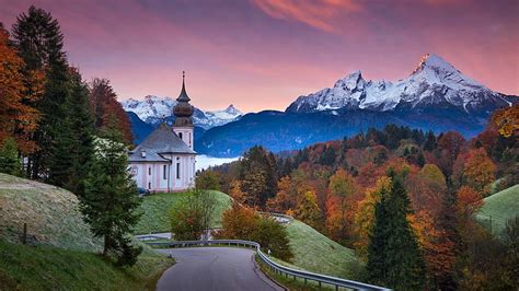 HD wallpaper: germany, trees, bavaria, alps, bavarian alps ...