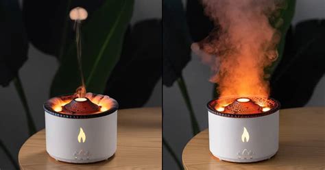 Volcano or Flames Ultrasonic Humidifier / Essential Oil Diffuser | The ...