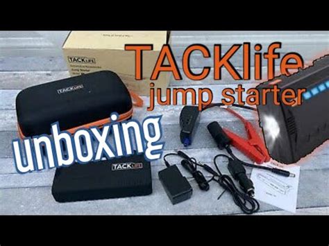 TACKLIFE T6 Car Jump Starter - 600A Peak 12V Auto Battery Jumper - YouTube