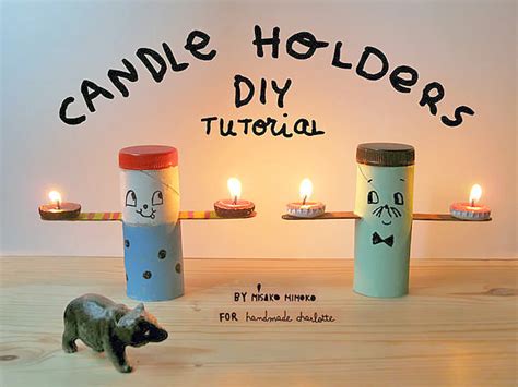 DIY Folksy Tea Light Candle Holders ⋆ Handmade Charlotte