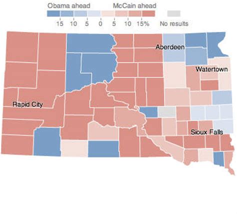 South Dakota: Presidential County Results - Election Results 2008 - The ...