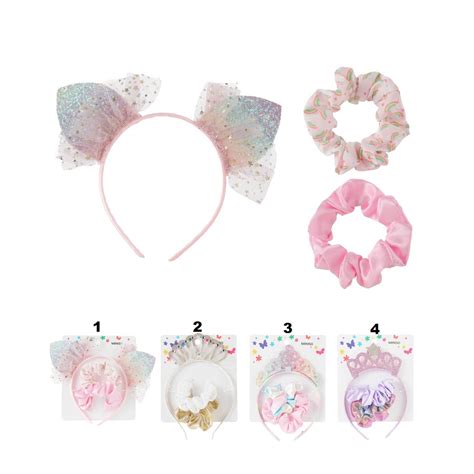 Princess Series Crown Sweet Hair Accessories Kit (3 pcs) – MINISO Bahrain