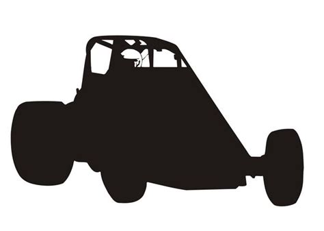 Sprint Car Silhouette at GetDrawings | Free download