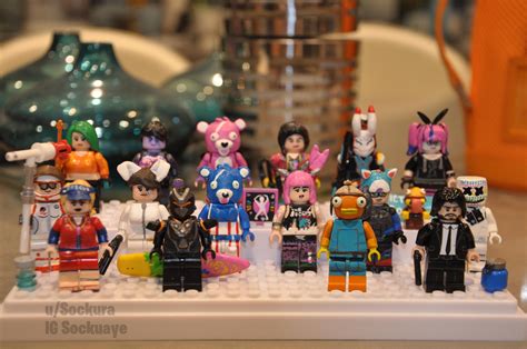 My current collection of custom LEGO Fortnite Minifigures. All are custom painted and took ...