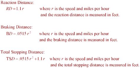 How To Work Out Stopping Distance Physics - Photos Idea