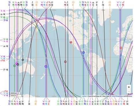 Astrocartography Chart Reading | Etsy