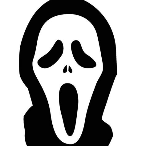 Scream Ghost Vinyl Sticker