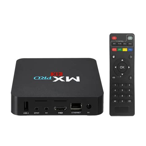 Smart Android TV Box Android 6.0 Amlogic S905W Quad Core UHD 1G / 8G Mini PC WiFi H.265 DLNA ...