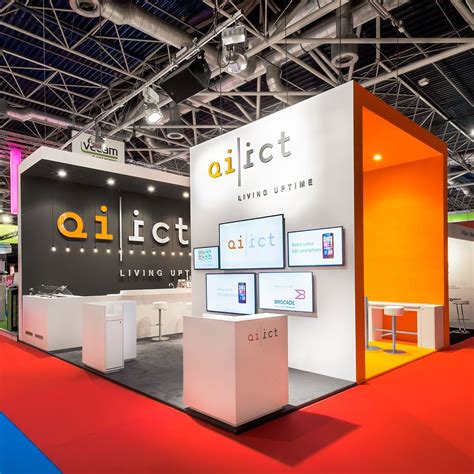 QI | ICT - Infosecurtiy Utrecht on Behance | Trade show booth design, Exhibition stand design ...