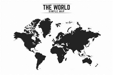 Image Result For World Map Black And White Not Labele - vrogue.co