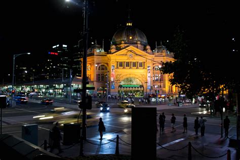 Imagine: City at night Melbourne ,, Australia...