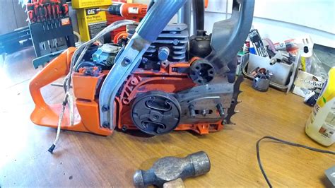 DIY How To Remove Chainsaw Clutch without Specialty Tools - Saw Repair ...