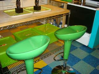 2 Modern Green Counter Stools $70 for set SOLD | 2 green cou… | Flickr