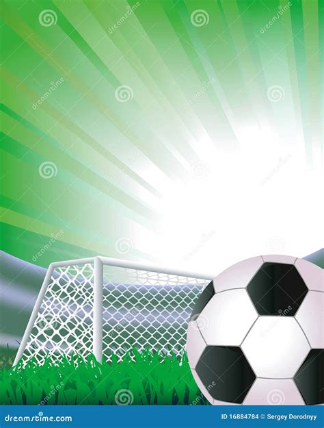 Soccer Abstract Background. Stock Vector - Illustration of sport, drawing: 16884784