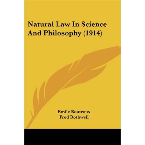 Natural Law In Science And Philosophy (1914) - Walmart.com - Walmart.com