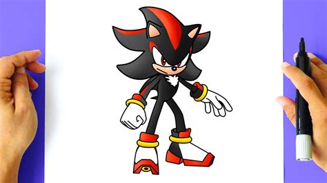 Shadow The Hedgehog Drawing Steps