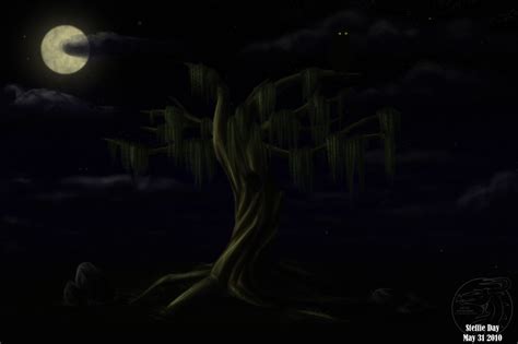 Spooky Tree by stevie12397 on DeviantArt