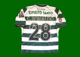 Cristiano Ronaldo Sporting Lisbon replica jerseys