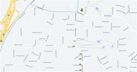 Windcrest Light-Up Traffic Flow Map : Scribble Maps