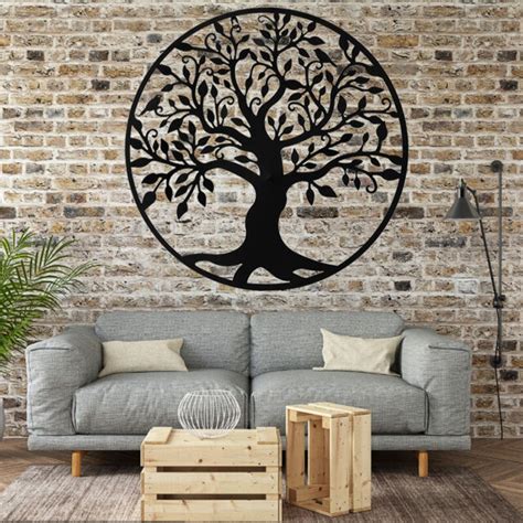 Get Black Tree Metal Wall Art Images | Wall Art Design Idea