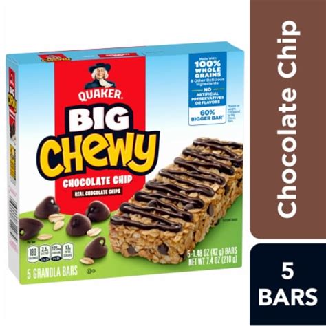 Quaker® Chewy Chocolate Chip Granola bars, 5 ct - Kroger