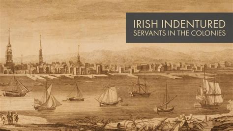 Irish Indentured Servants in the Colonies | Indentured servants, Servant, American colonies