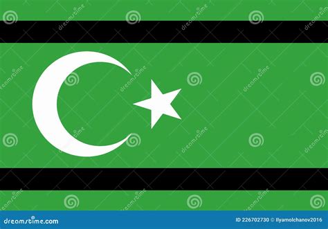 Western Thrace Flag Vector Icon Stock Illustration - Illustration of ...