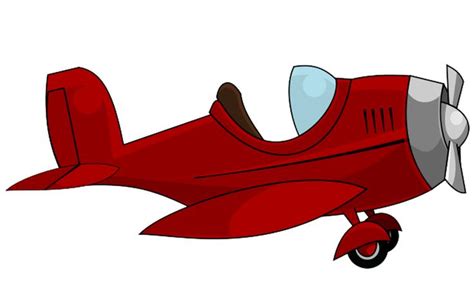 Cartoon clipart aeroplane Pencil and in color cartoon clipart in ...