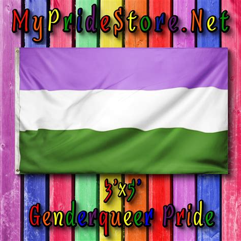 Genderqueer Flag LGBTQ Pride Flag | Etsy