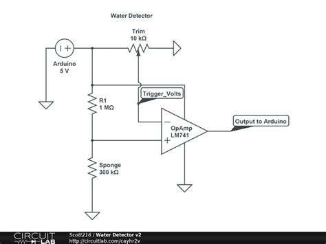 water detector circuit diagram - Circuit Diagram