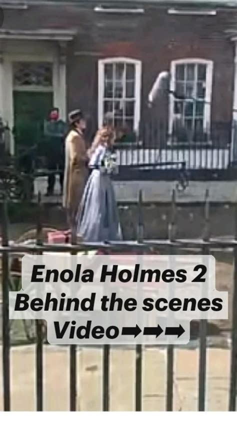 Enola Holmes 2 Behind The scenes | Enola holmes, Behind the scenes, Holmes