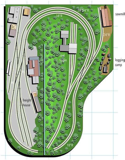 Model Train Track Plans Ho Scale With Wiring