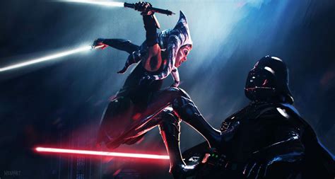 Darth Vader Vs Ahsoka Wallpapers - Wallpaper Cave