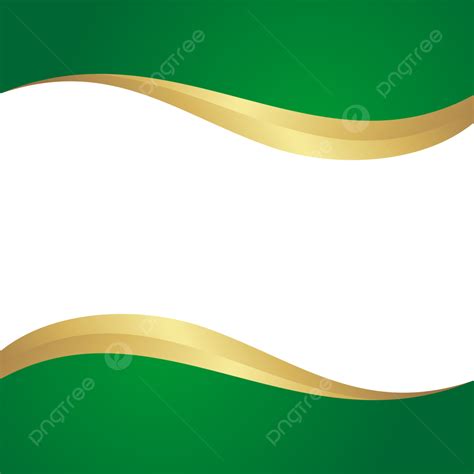 Green Gold Abstract Waves Template Background Design 1 Vector, Green Gold Background, Green Gold ...