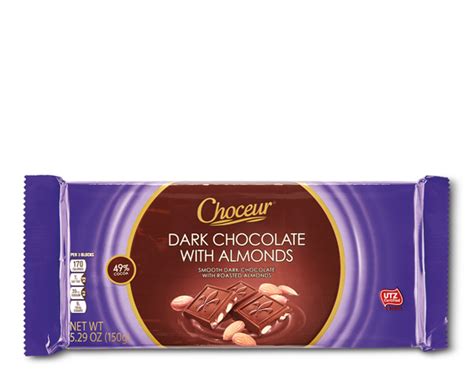 Choceur Dark Chocolate or Dark Chocolate Almond Bar | ALDI US