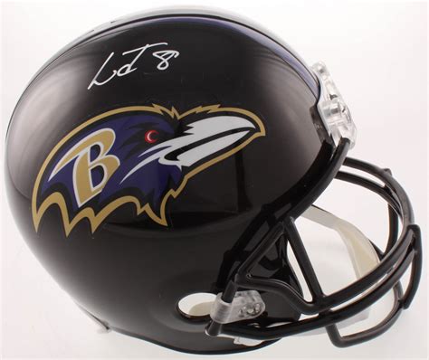 Lamar Jackson Signed Ravens Full-Size Helmet (JSA COA) | Pristine Auction