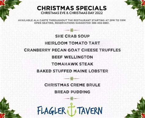 Joyous Holiday from Flagler Tavern - Flagler Tavern