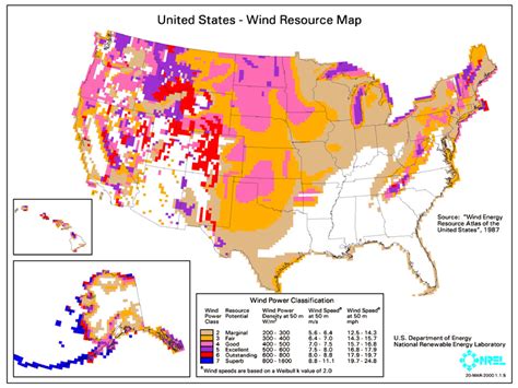 Denali's Energy Blog: Map of wind resources in the United States